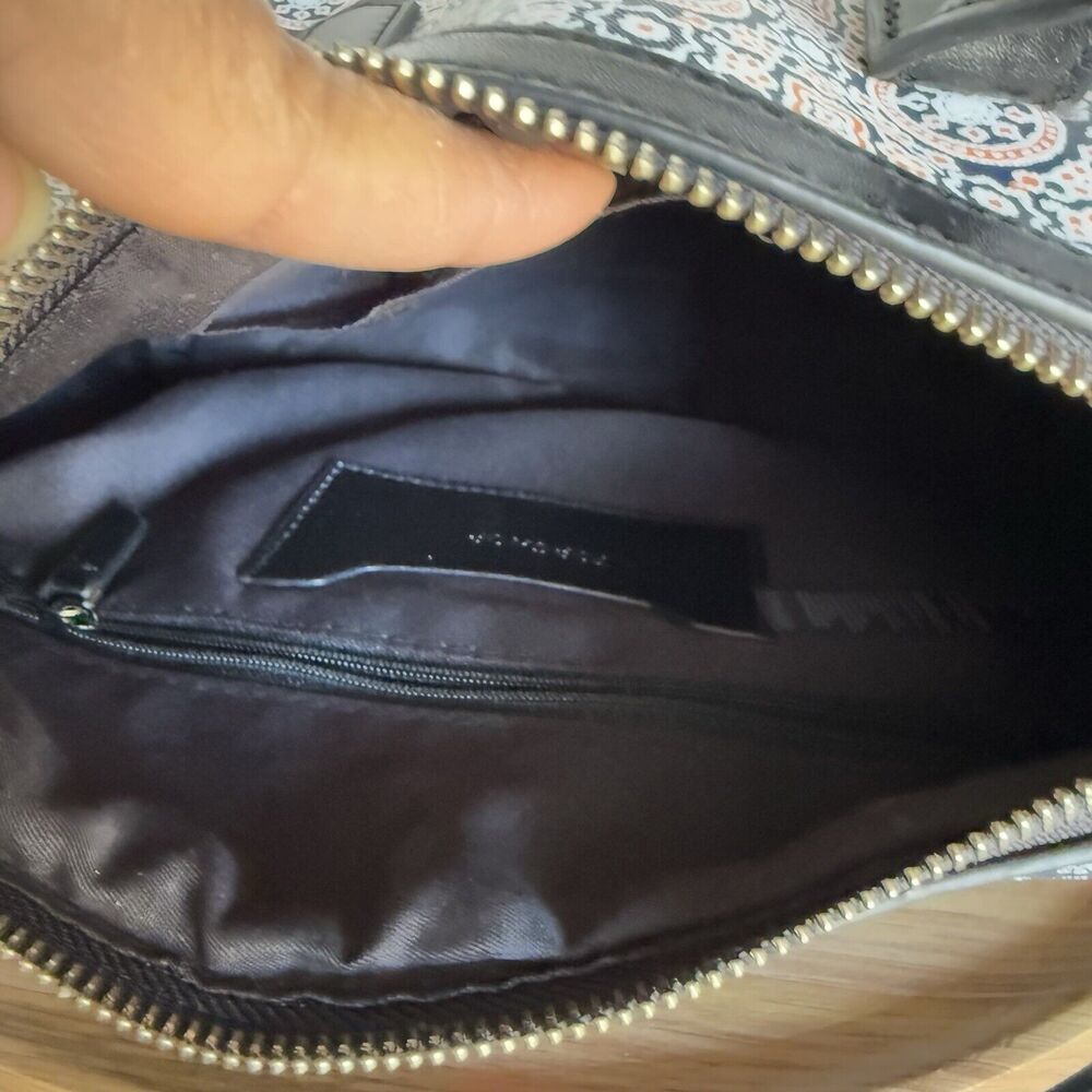 FAUX LEATHER TOPSHOP BOWLING BAG FLORAL - Picture 8 of 16